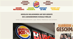 Desktop Screenshot of burgerking-bremerhaven.de